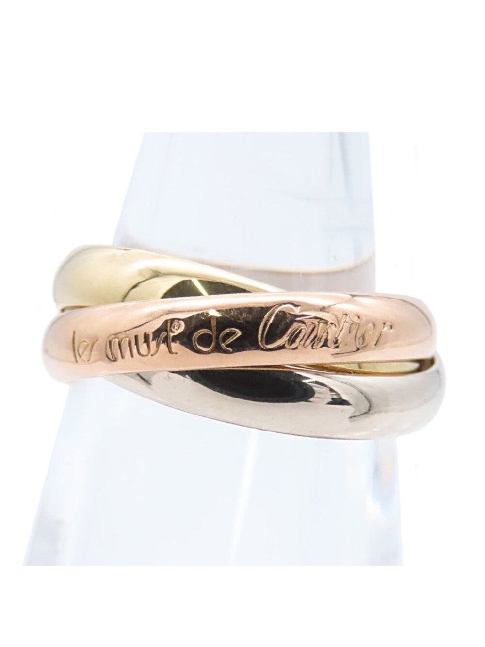 Cartier Trinity Three Color Gold MM Classic 51 Ring